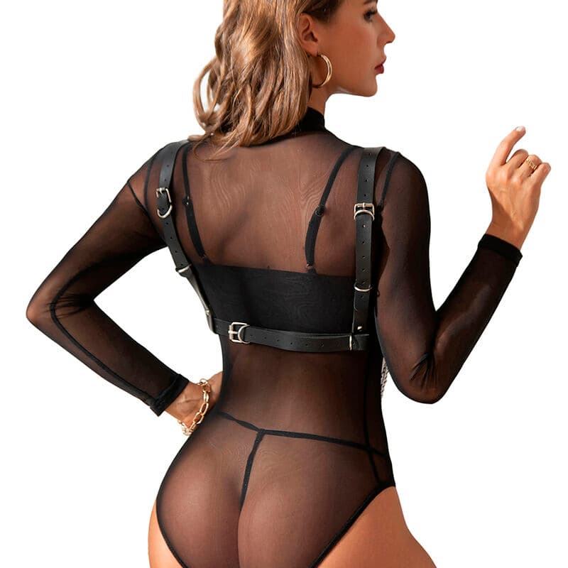 SUBBLIME - HARNESS BRA WITH CHAINDETAIL ONE SIZE thumb 3