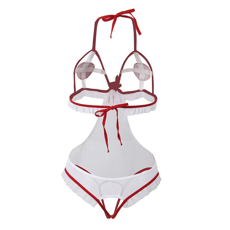 SUBBLIME - SEXY CROTCHLESS NURSE COSTUME S/M thumb 5