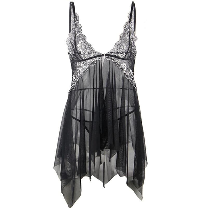 SUBBLIME - BABYDOLL FABRIC TULLE CHEST LACE S/M thumb 5