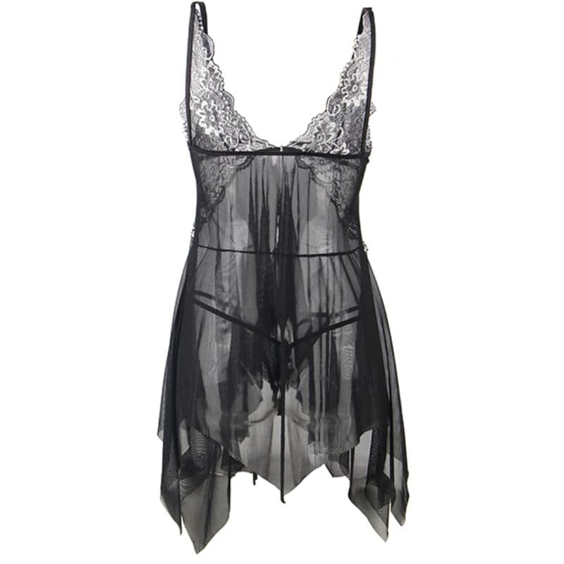 SUBBLIME - BABYDOLL FABRIC TULLE CHEST LACE L/XL thumb 6
