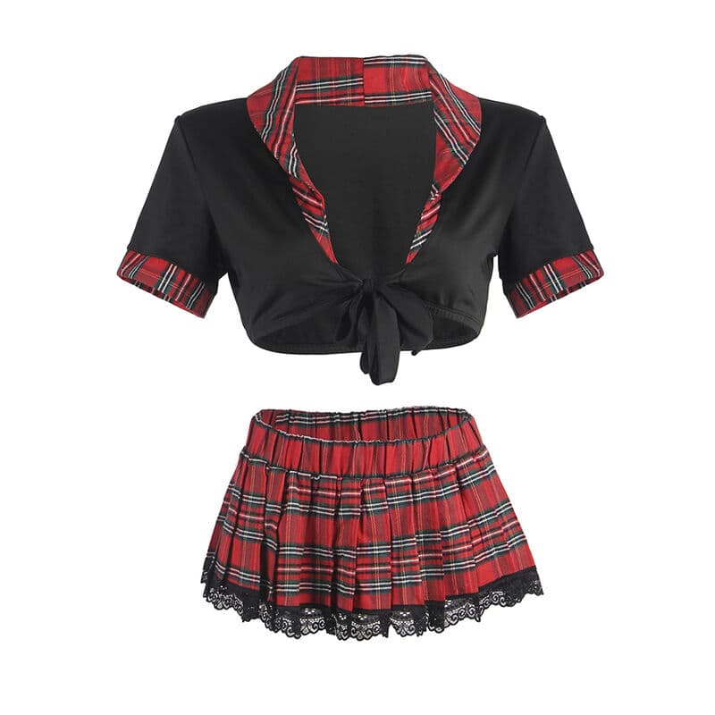 SUBBLIME - SEXY SCHOOLGIRL COSTUME WITH TOP S/M thumb 4
