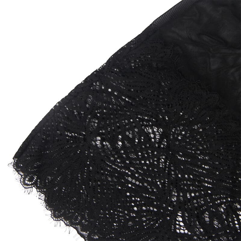 SUBBLIME - BABYDOLL WITH ADJUSTABLE LACE STRAPS BLACK S/M thumb 11