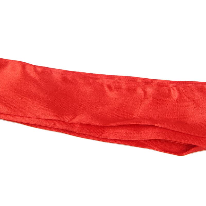 SUBBLIME - TRANSPARENT FABRIC ROBE WITH LACE DETAIL RED L/XL thumb 7