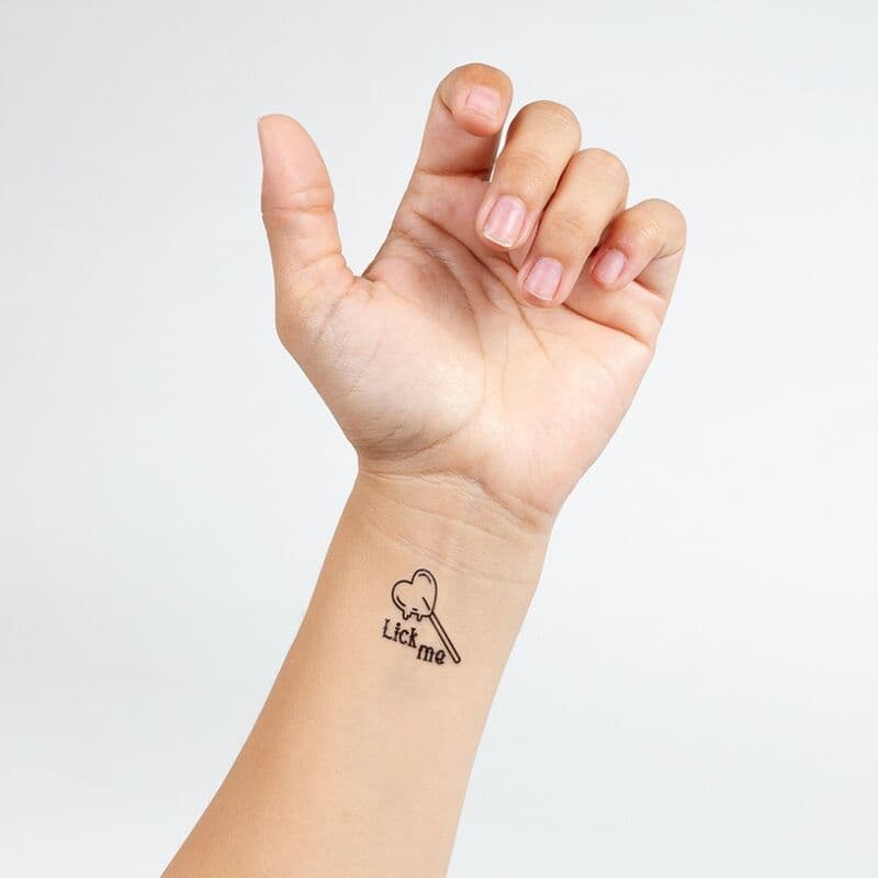 SECRET PLAY - SET OF 10 CANDY COLLECTION TEMPORARY TATTOOS thumb 3