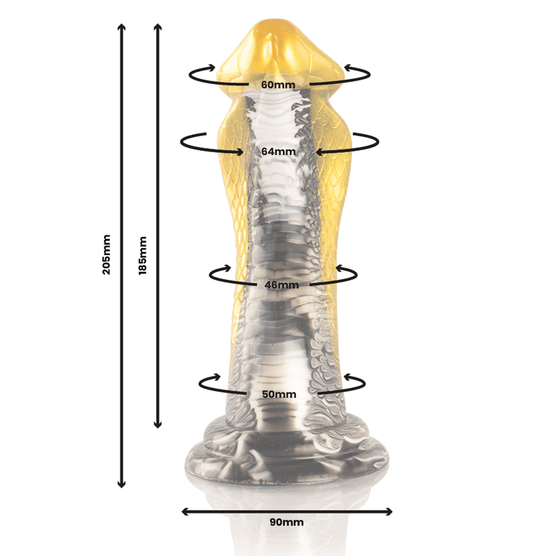 EPIC - DRAKON DILDO YELLOW COBRA thumb 3