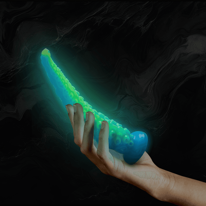 EPIC - SCYLLA FLUORESCENT THIN TENTACLE DILDO SMALL SIZE thumb 2