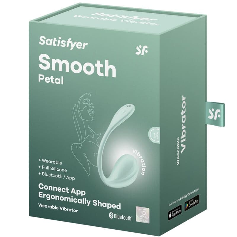 SATISFYER - SMOOTH PETAL G-POINT STIMULATOR WATER GREEN FREE APP thumb 6
