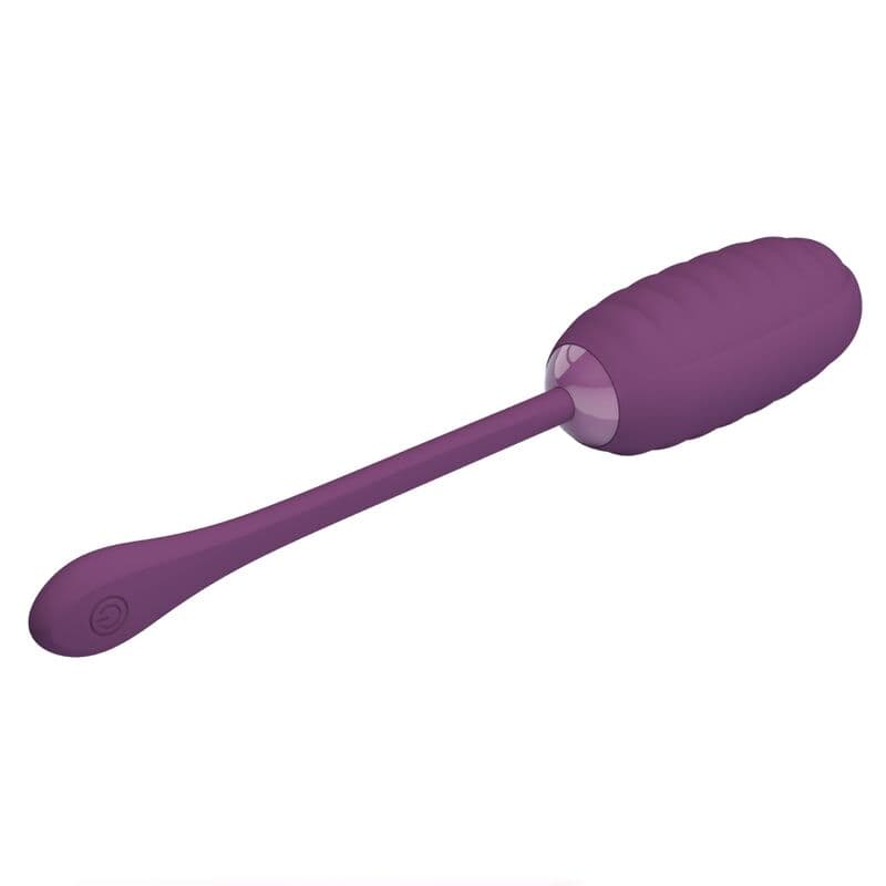 PRETTY LOVE - CASPER PURPLE RECHARGEABLE VIBRATING EGG thumb 3