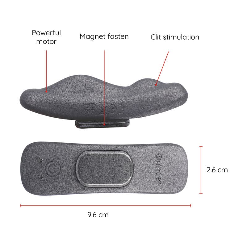 ONINDER - MANILA PANTY RECHARGEABLE VIBRATOR 9 SPEED 9.6 CM X 2.6 CM - FREE APP thumb 8