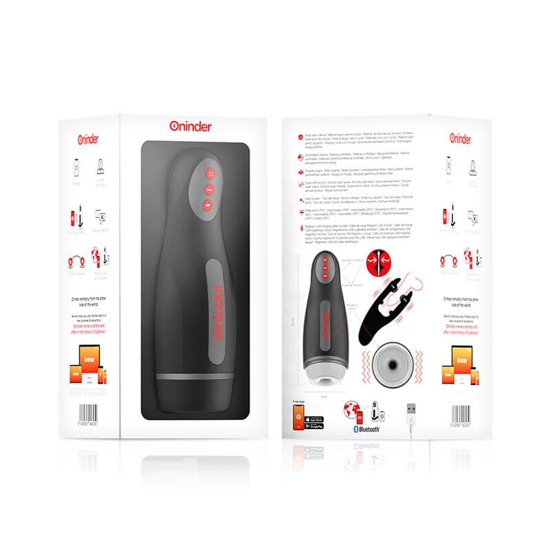 ONINDER - SEOUL RECHARGEABLE MALE MASTURBATOR 10 SPEED - FREE APP thumb 7