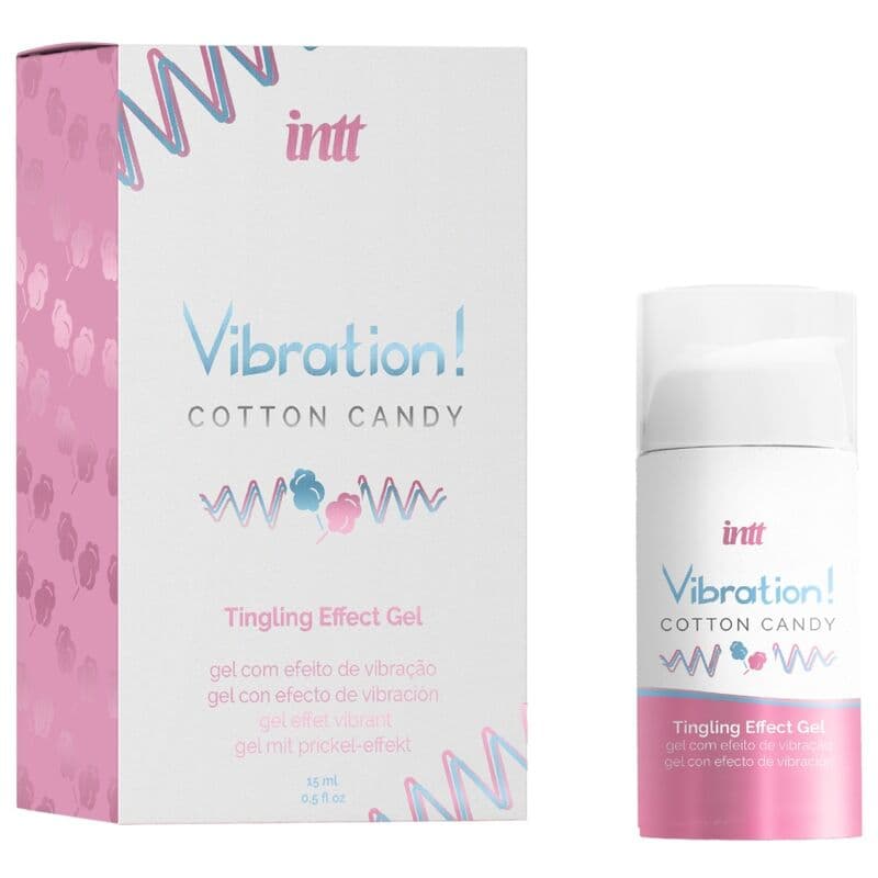 INTT - POWERFUL INTIMATE STIMULANT COTTON CANDY LIQUID VIBRATOR GEL 15 ML thumb 2