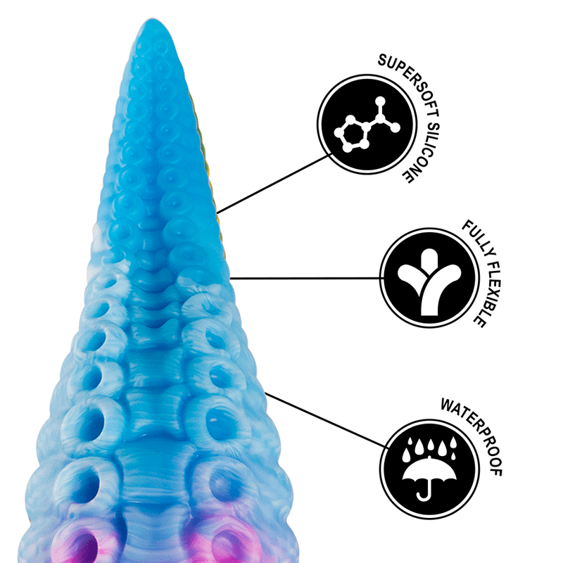EPIC - PHORCYS BLUE TENTACLE DILDO SMALL SIZE thumb 7