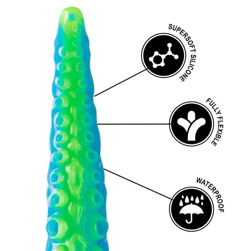 EPIC - SCYLLA FLUORESCENT THIN TENTACLE DILDO LARGE SIZE thumb 8