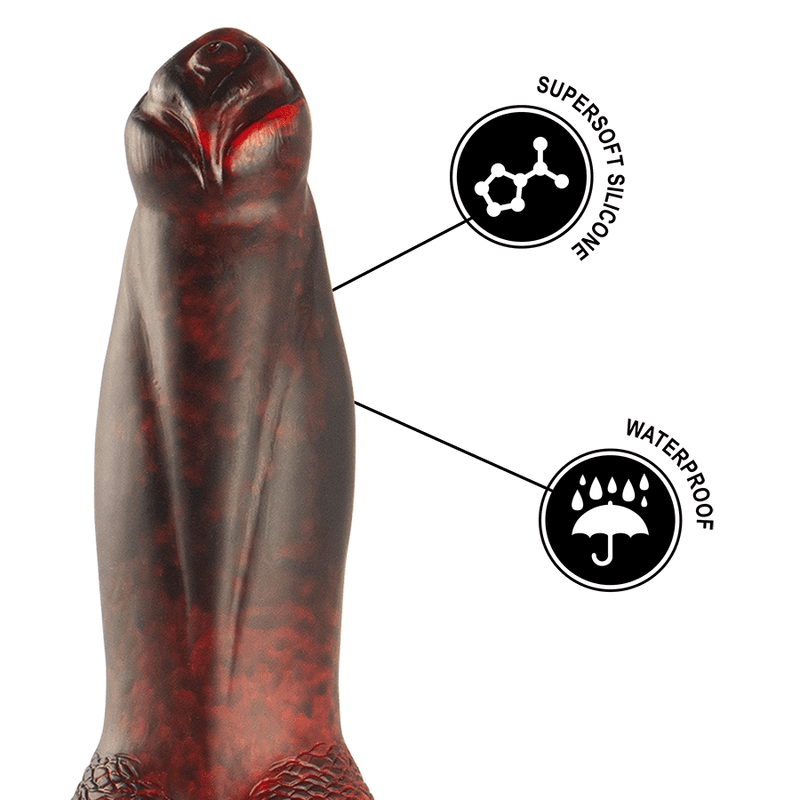 EPIC - PROMETHEUS DILDO TITAN IN FLAMES RECHARGEABLE REMOTE CONTROL thumb 8