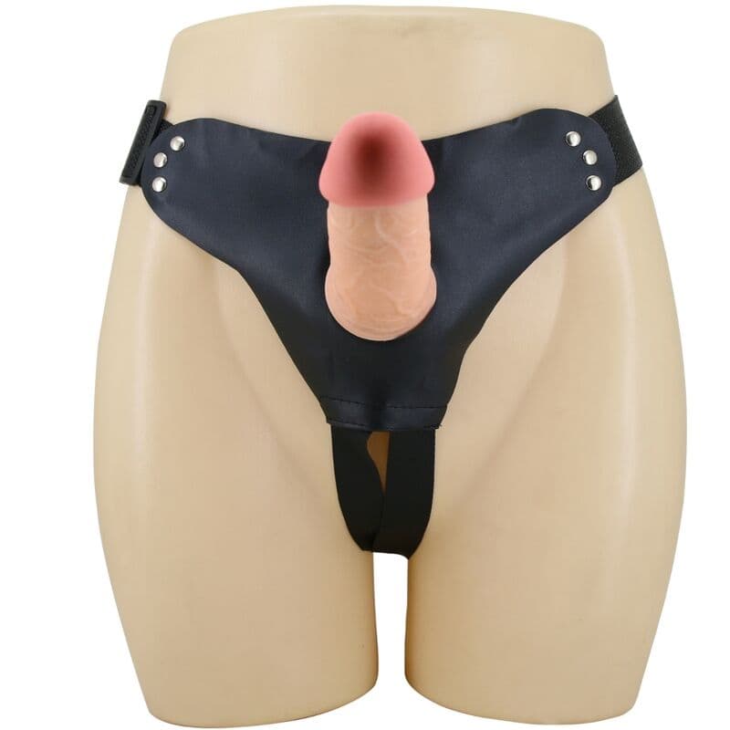 PRETTY LOVE - MAVIS HARNESS UNIVERSAL BRIEFS WITH DILDO 19 CM NATURAL thumb 3