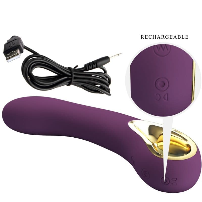 PRETTY LOVE - ETHAN RECHARGEABLE VIBRATOR LILA thumb 6