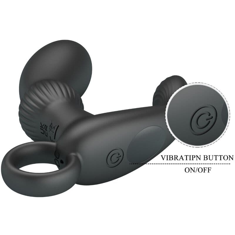 PRETTY LOVE - CAYLA ANAL VIBRATOR MASSAGER BLACK thumb 6