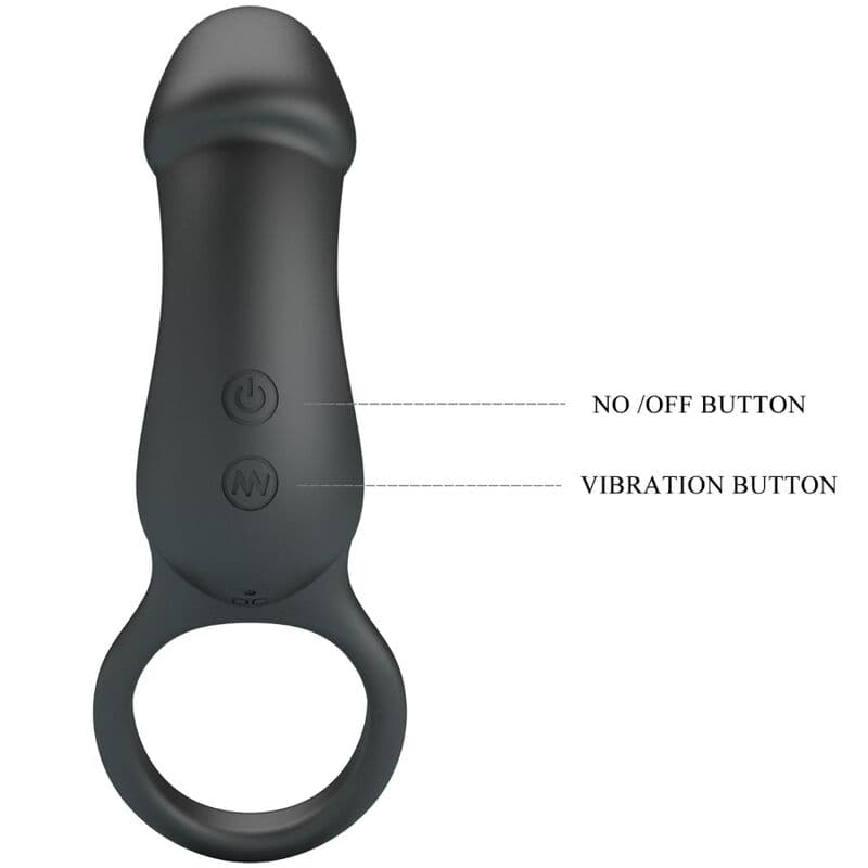 PRETTY LOVE - TRAE RING & VIBRATOR BLACK thumb 6