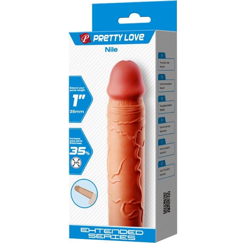 PRETTY LOVE - NILE PENIS EXTENDER COVER FLESH thumb 6