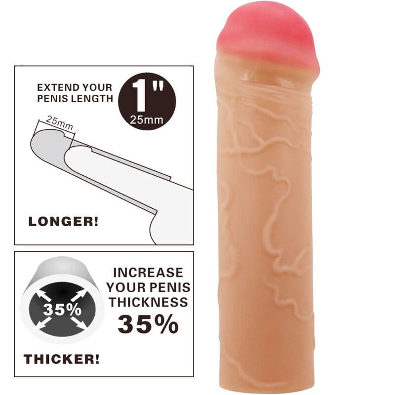 PRETTY LOVE - NILE PENIS EXTENDER COVER FLESH thumb 5