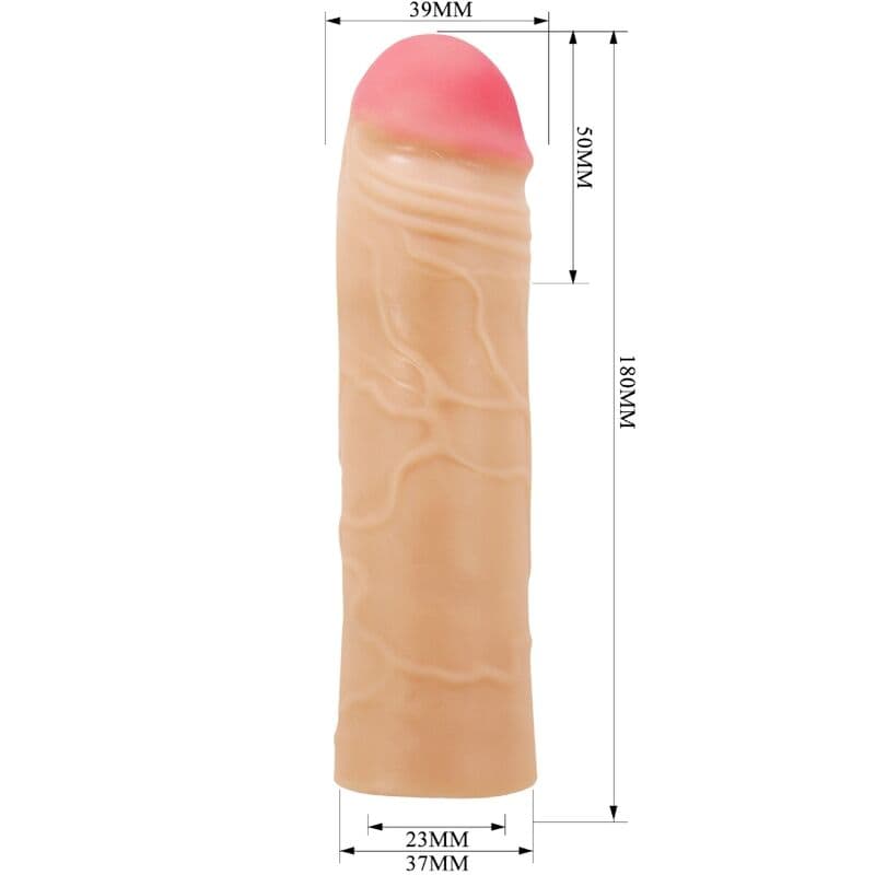PRETTY LOVE - CHANE PENIS EXTENDER COVER FLESH thumb 4
