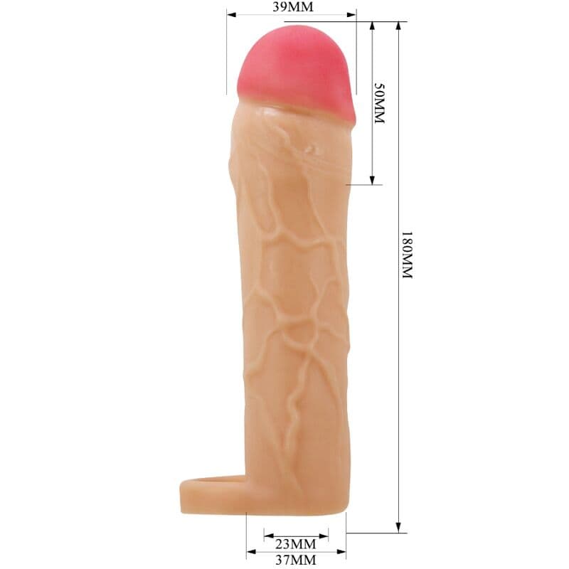 PRETTY LOVE - CHANE PENIS EXTENDER COVER FLESH thumb 4