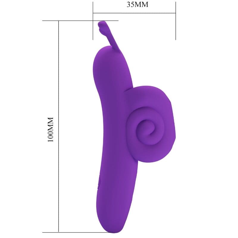 PRETTY LOVE - SNAIL POWERFUL PURPLE FINGER STIMULATOR thumb 5