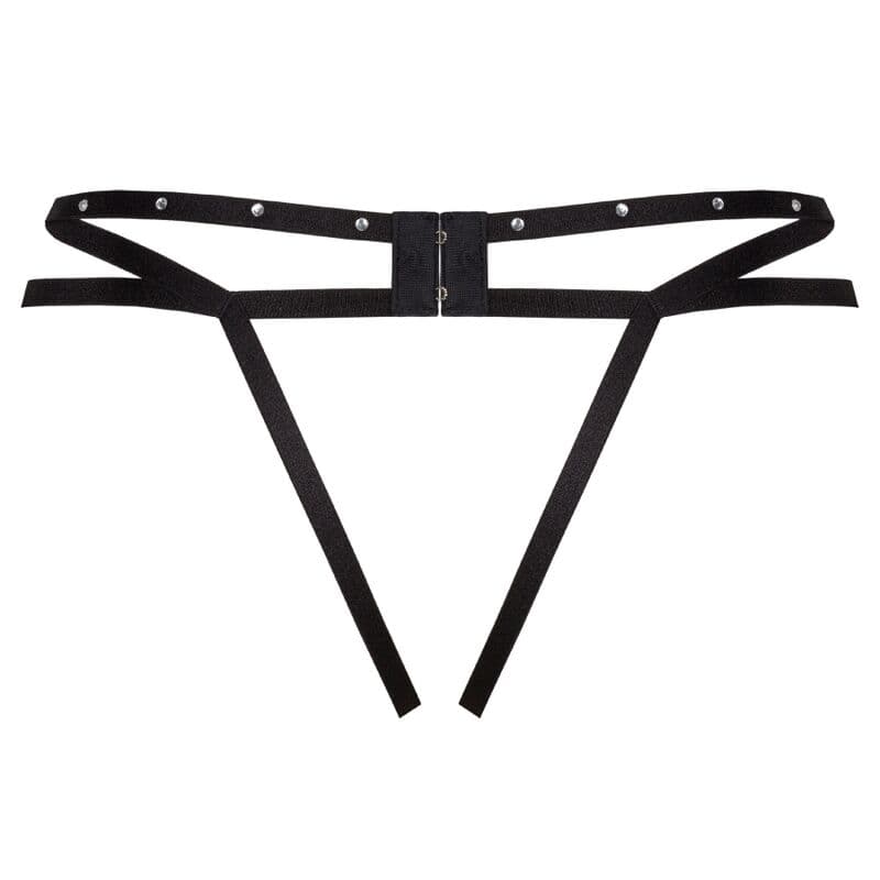 LIVCO CORSETTI FASHION - NOMADE THONG CROTCHLESS BLACK thumb 4