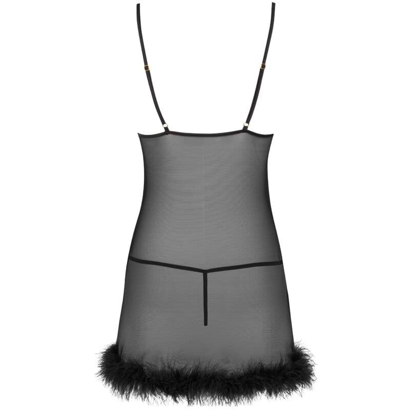LIVCO CORSETTI FASHION - ZERUNAM SET BABYDOLL + BLACK THONG thumb 4
