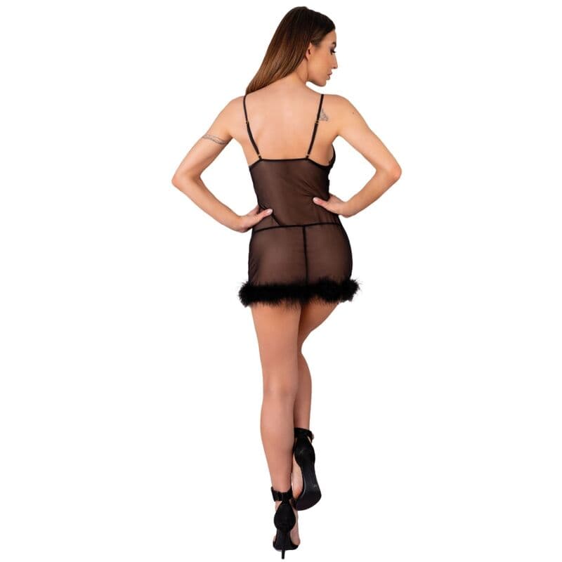 LIVCO CORSETTI FASHION - ZERUNAM SET BABYDOLL + BLACK THONG thumb 2