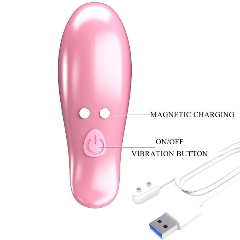 PRETTY LOVE - LEAF VIBRATING NIPPLE CLAMPS PINK thumb 7
