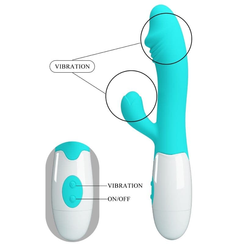 PRETTY LOVE - SNAPPY G-SPOT VIBRATOR AQUA GREEN thumb 7