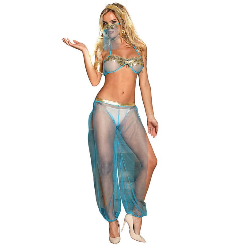 SUBBLIME - INDIA STYLE BLUE LINGERIE SET S/M thumb 2