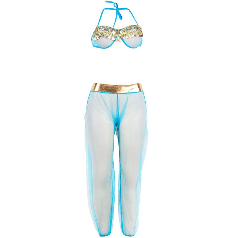 SUBBLIME - INDIA STYLE BLUE LINGERIE SET L/XL thumb 4
