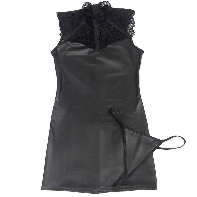 SUBBLIME - SEXY LEATHER DRESS L/XL thumb 4