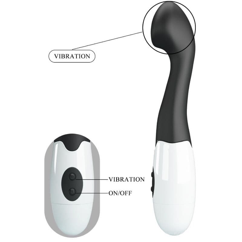 PRETTY LOVE - CHARLES G-SPOT VIBRATOR 30 MODES BLACK thumb 8