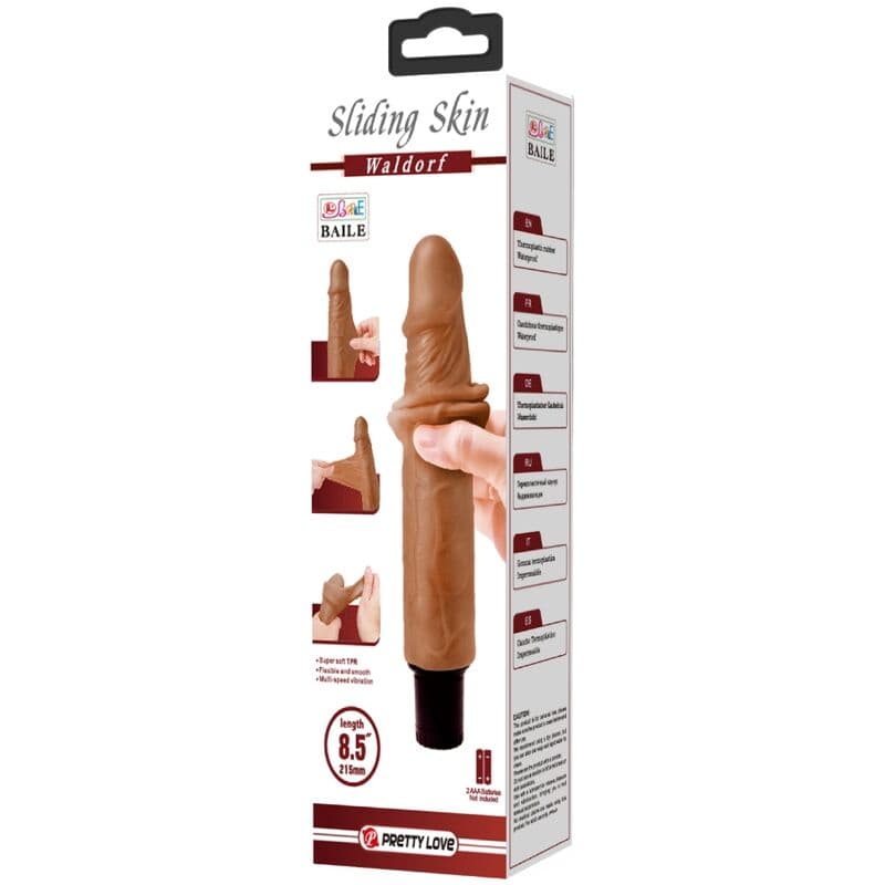 PRETTY LOVE - WALDORF REALISTIC VIBRATOR 18 CM -O- 4 CM thumb 10