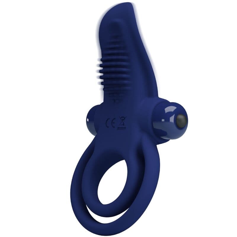 PRETTY LOVE - BRONSON DOUBLE RING WITH VIBRATION BLUE thumb 5