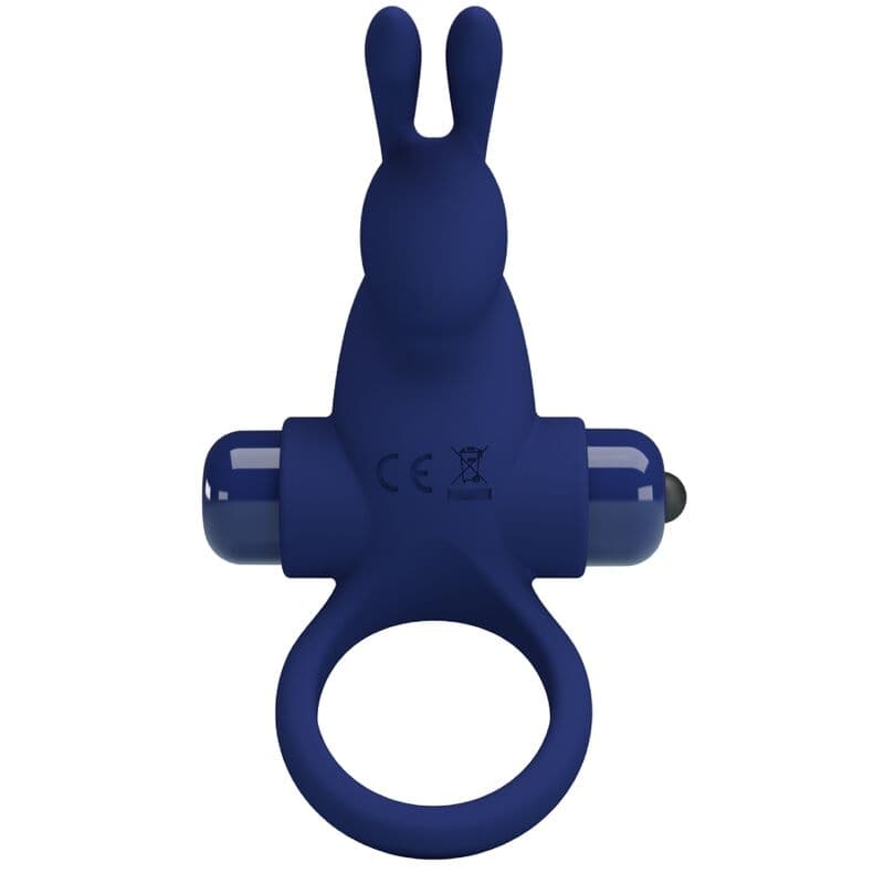 PRETTY LOVE - JIRO RABBIT RING WITH VIBRATION BLUE thumb 2