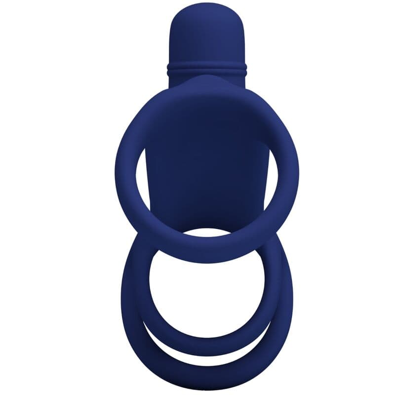 PRETTY LOVE - ELISH VIBRATING RING WITH EXTENSION BLUE thumb 3
