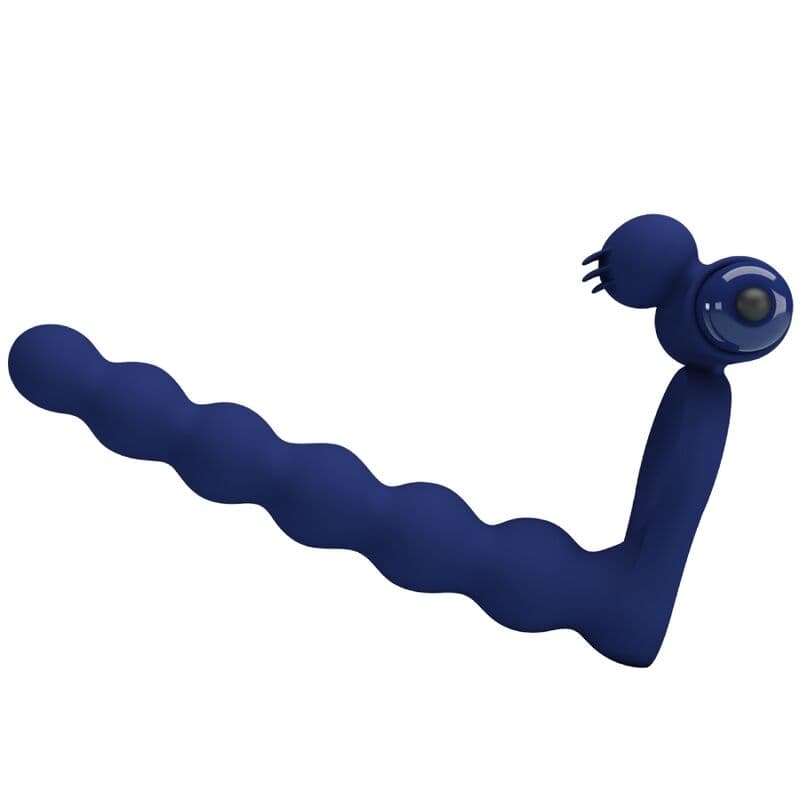 PRETTY LOVE - AJMAL VIBRATING RING WITH PLUG BLUE thumb 2