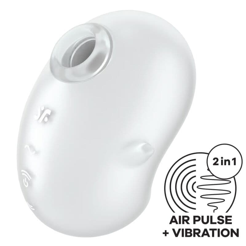 SATISFYER - CUTIE GHOST LAY-ON VIBRATOR WHITE thumb 2