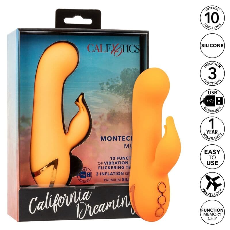 CALEXOTICS - MONTECITO MUSE VIBRATOR RABBIT ORANGE BY CALIFORNIA DREAMING thumb 9