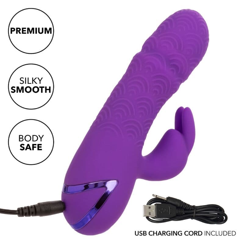 CALEXOTICS - MANHATTAN BEACH MARVEL VIBRATOR RABBIT PURPLE BY CALIFORNIA DREAMING thumb 8