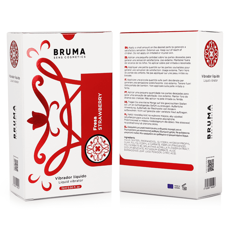 BRUMA - LIQUID VIBRATOR ULTRA SLIDING STRAWBERRY 15 ML thumb 7
