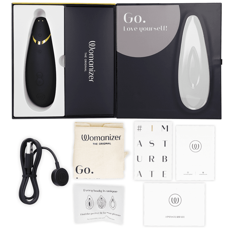 WOMANIZER - PREMIUM 2 CLITORAL STIMULATOR BLACK thumb 6