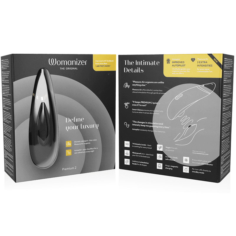 WOMANIZER - PREMIUM 2 CLITORAL STIMULATOR BLACK thumb 7