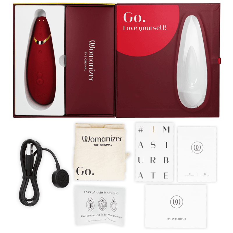 WOMANIZER - PREMIUM 2 CLITORAL STIMULATOR BORDEAUX thumb 6