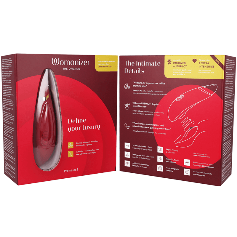 WOMANIZER - PREMIUM 2 CLITORAL STIMULATOR BORDEAUX thumb 7