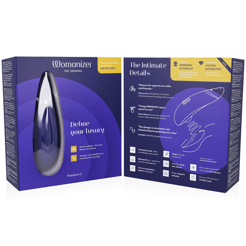 WOMANIZER - PREMIUM 2 CLITORAL STIMULATOR BLUEBERRY thumb 7